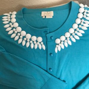 Gorgeous Kate Spade Aqua Cardigan